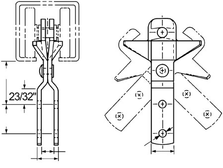 Unibilt Chain Rigid “H” Attachment — part 16975