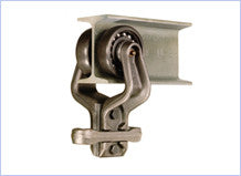 4" Trolley with "I" Attach & Hardware - 7 3/16" Drop — part 241053