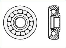 (1) 10214 - 4" Wheel with (1) 15574 Cap — part 241057