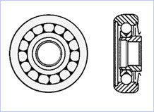 (1) 15964 - 6" Wheel with (1) 8249 Cap — part 241061